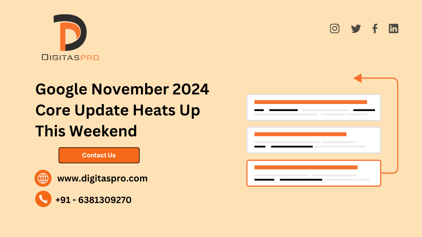 Read more about the article Google November 2024 Core Update Heats Up This Weekend