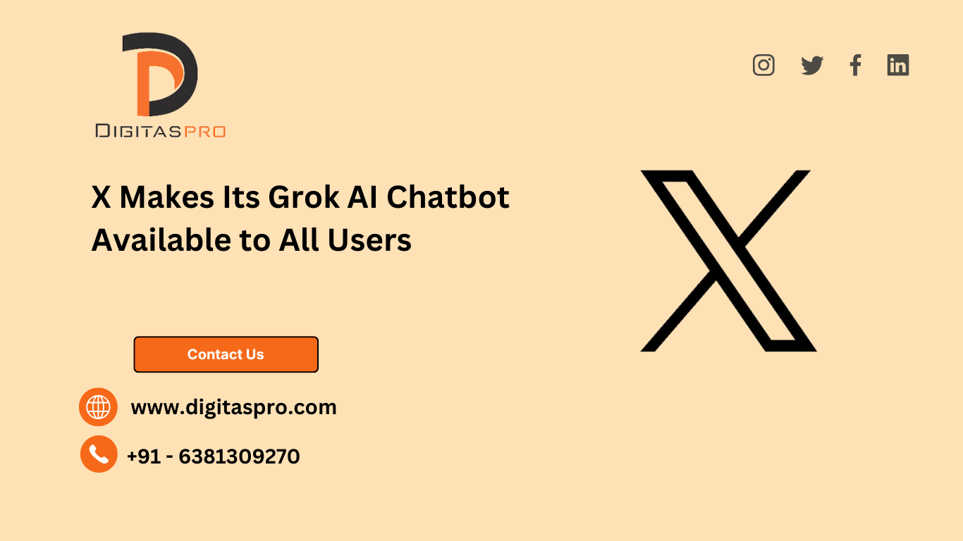 Read more about the article X Makes Its Grok AI Chatbot Available to All Users