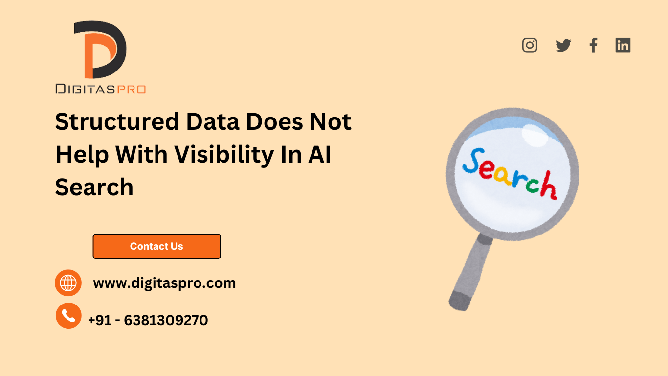 Read more about the article Structured Data Does Not Help With Visibility In AI Search: Myth, Reality, and the Path Forward