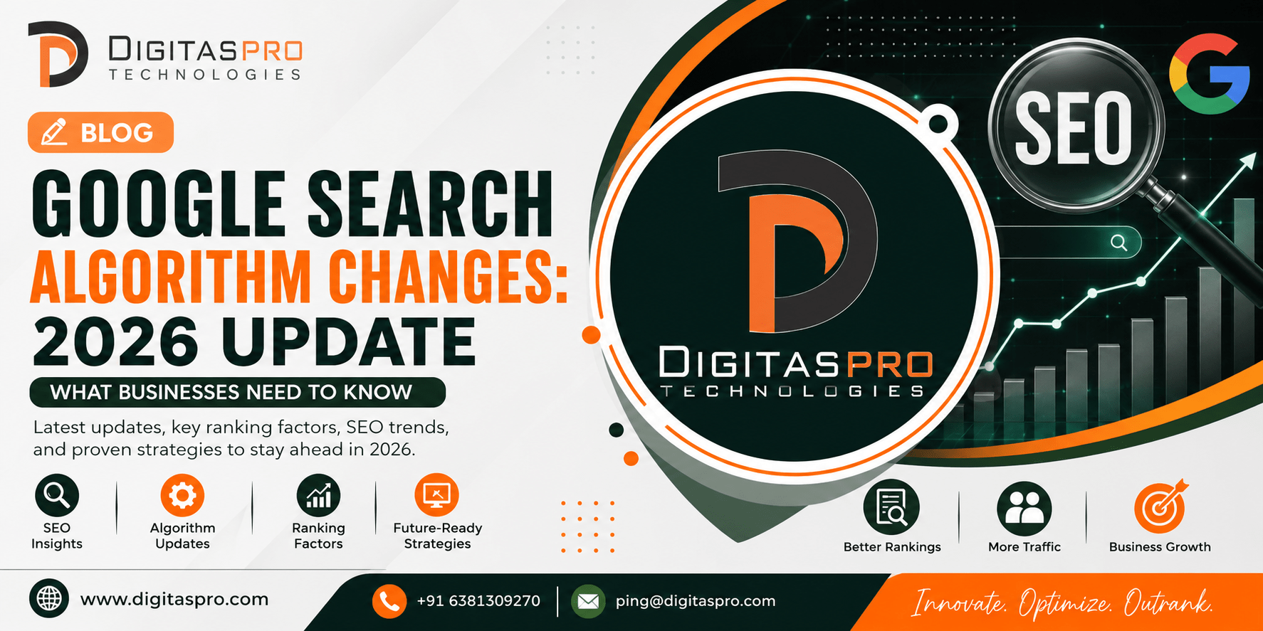 Google Search Algorithm Changes 2026 Update | DigitasPro Technologies
