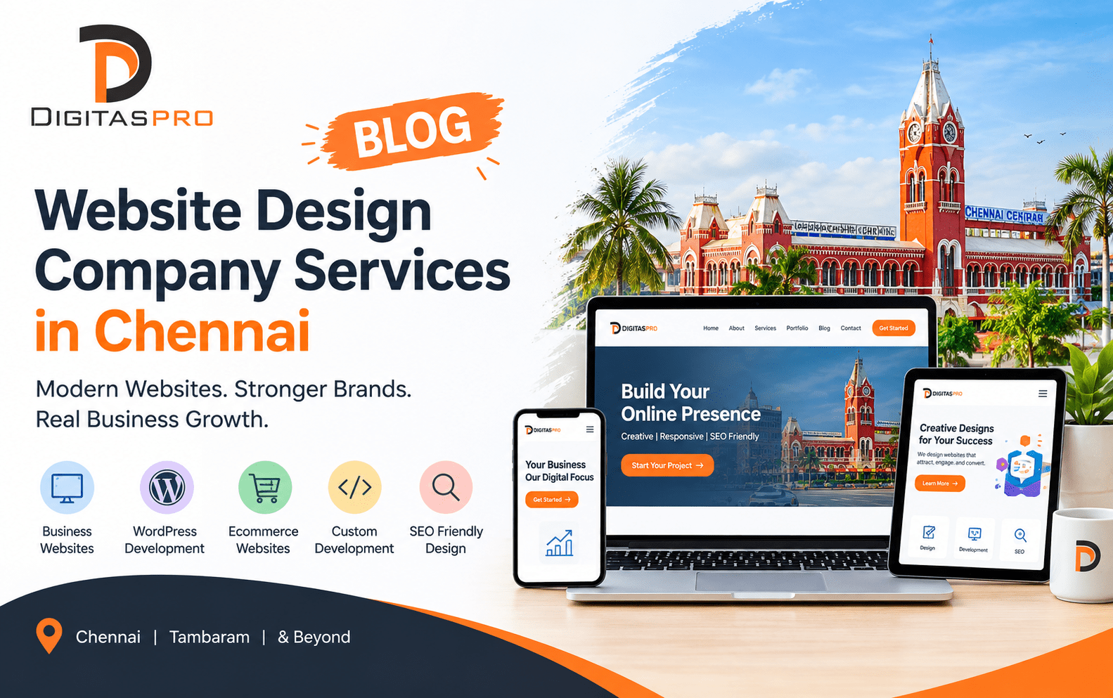 Website Design Company in Chennai – DigitasPro Technologies